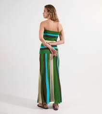 Buy Karen Millen Striped Bardot Knit Maxi Dress In Multiple Colors | 6thStreet Saudi Arabia