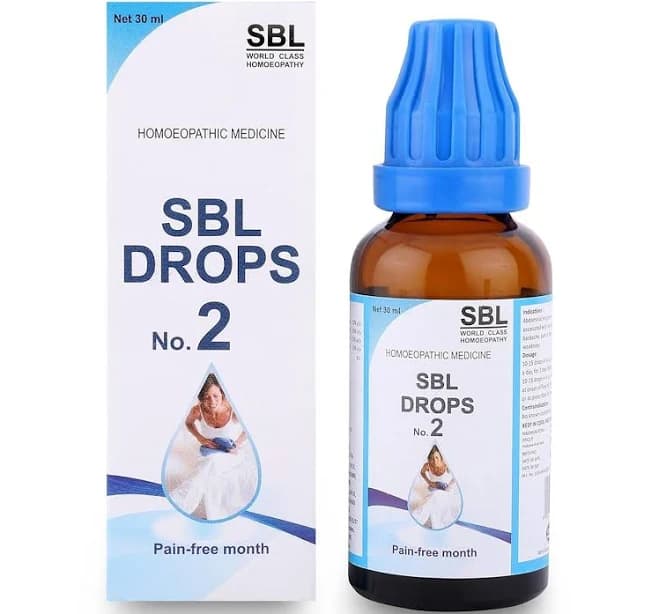 Sbl Drops No.2 for Menstrual Cramps And Pain