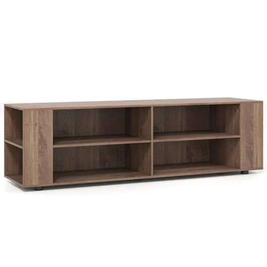 Costway TV Stand Modern Wood Storage Console Entertainment Center