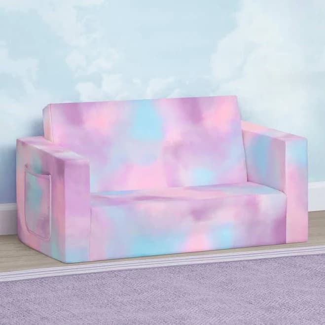 Delta Children Cozee Flip-Out Sofa 2-in-1 Convertible Sofa to Lounger