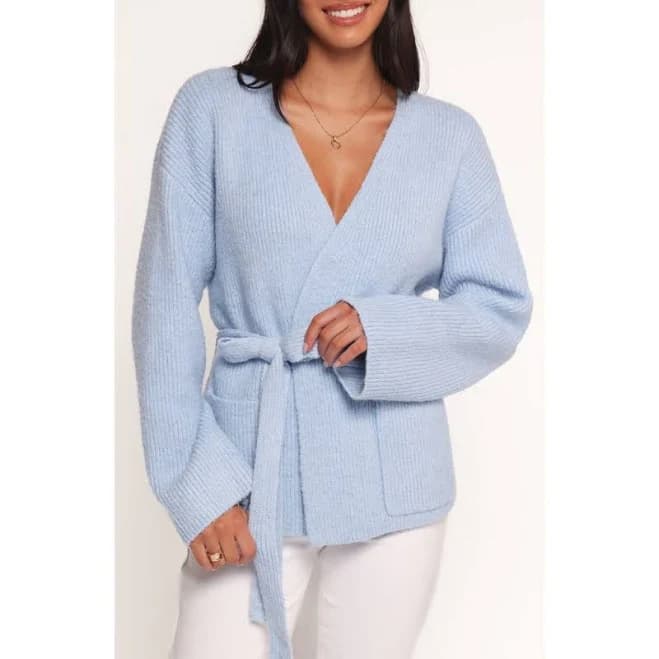 Petal & Pup Women's Mika Rib Wrap Cardigan