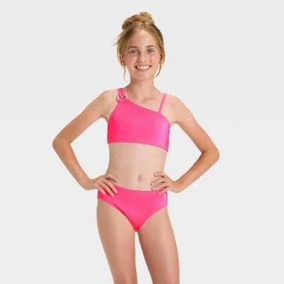 Cat & Jack Girls' 'I Heart It' Bikini Set