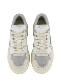 Autry Leather sneakers - Silver - Women|ROLWMM34 | thebs.com
