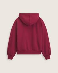 Pearls Logo Retro Pullover Hoodie in Bordeaux Red | Vans