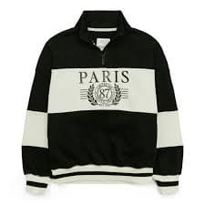 Limited Too Girls Black Half Zip Pullover - Samsclub.com