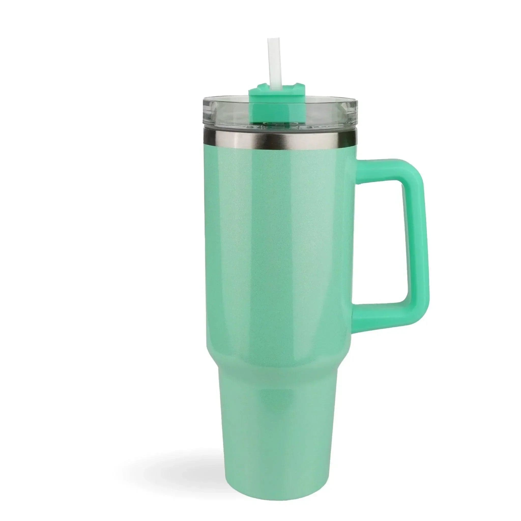 40oz Mint Shimmer Tumbler