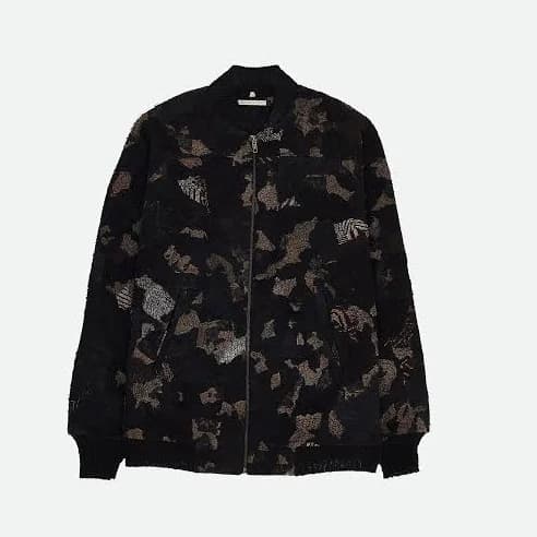 Patchwork Bomber Jacket