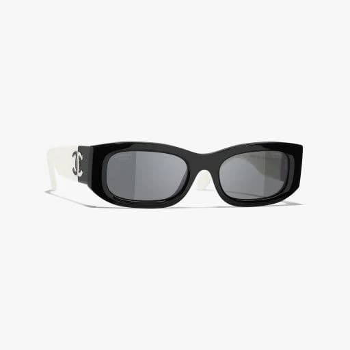 CHANEL Women's Rectangle Acetate Sunglasses