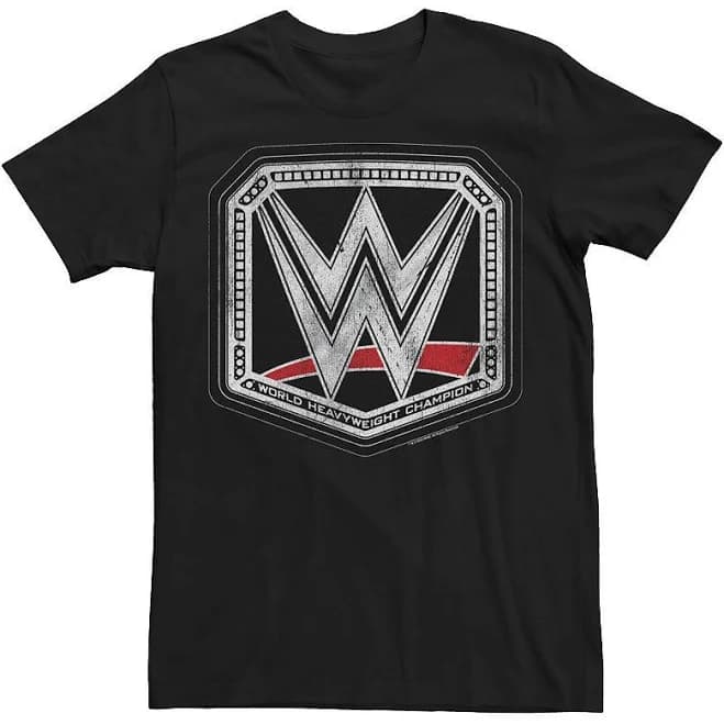 WWE Men's World Heavyweight Champion Logo T-Shirt