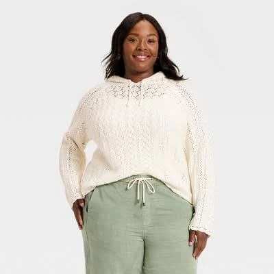 Universal Thread Women's Hooded Pullover Sweatshirt