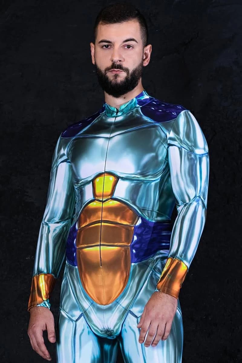 Titanium Men's Cyborg Halloween Costume