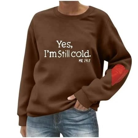 Women's Letter Print Long Sleeve Crewneck Sweatshirt