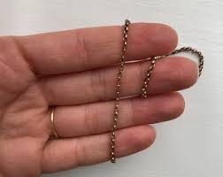 Vintage 9 Carat Gold Chain - Etsy Ireland