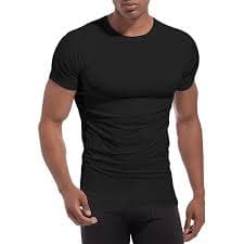 Amazon.com: Underworks Men's Long Sleeve Compression Shirts 3-Pack | Lightweight Crew Neck Base Layer – Workout Undershirts | SPF 50, Gym Clothes for Men | Made in USA (Small 32"-35") Black :