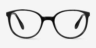Lucy Oval Black Glasses for Women | Eyebuydirect