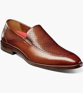 Stacy Adams Men's Aiden Moc Toe Slip-On Loafers