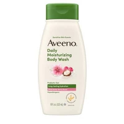 Aveeno Daily Moisturizing Body Wash Shea Butter Berry Scent