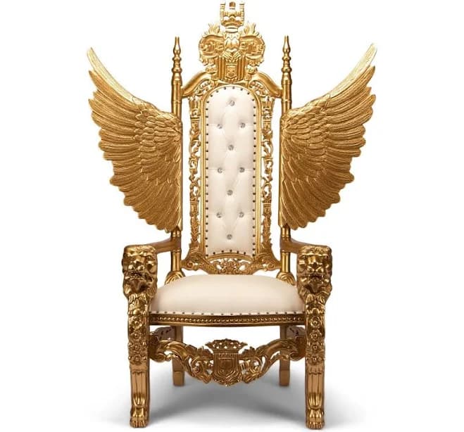King David Angelic Throne Gold / Gold