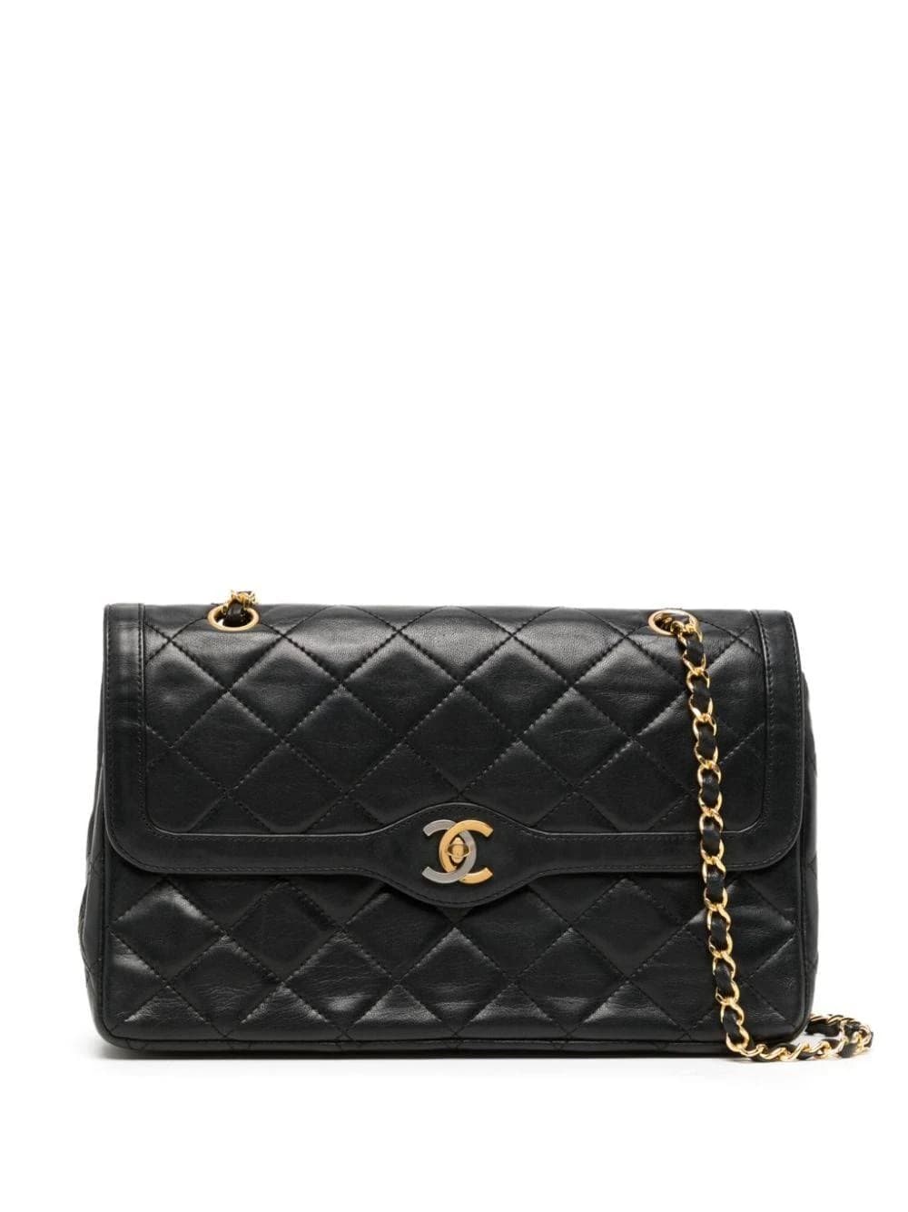 CHANEL Women's Classic Double Flap Leather Shoulder Bag
