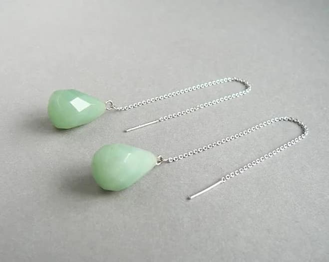 Long Dangle Drop Earrings