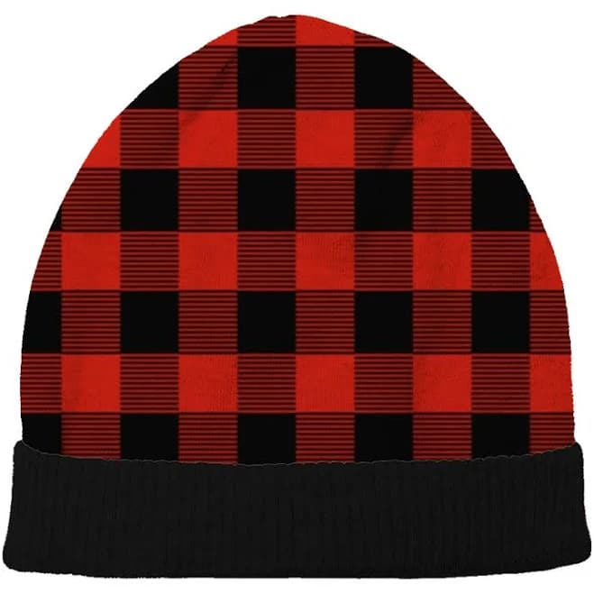 Plaid Beanie