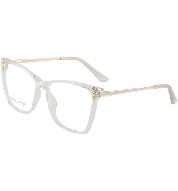 TXOME Cat Eye Square Clear Glasses