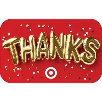 Target Balloon Thank GiftCard