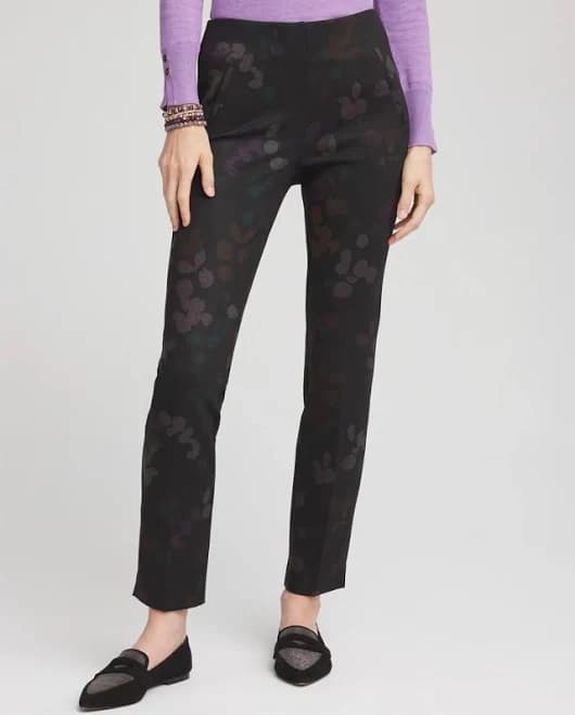 Chico's Women's Juliet Floral Ankle Pants