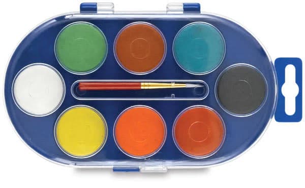 Richeson Opaque Watercolor Pan Set of 8