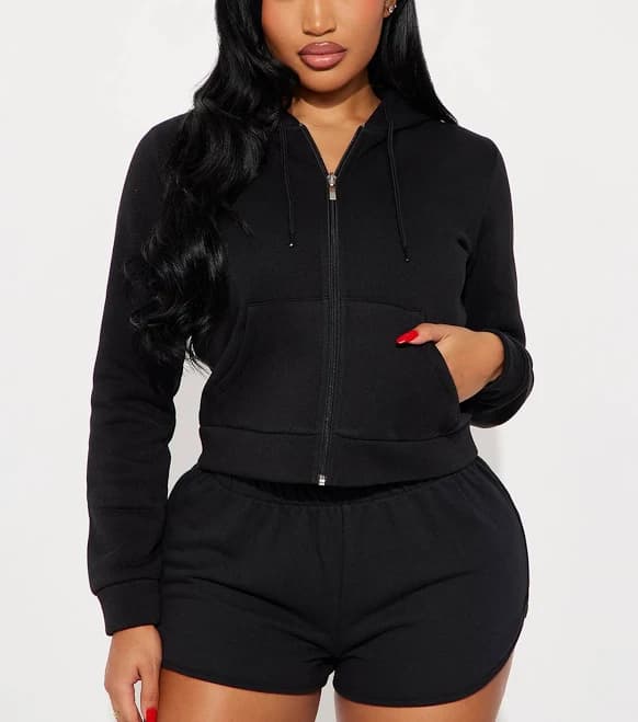 Fashion Nova Candice Zip Up Hoodie