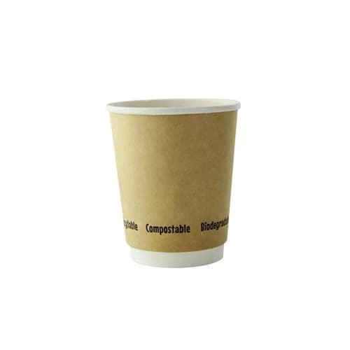PacknWood Double Wall Compostable Paper Cups