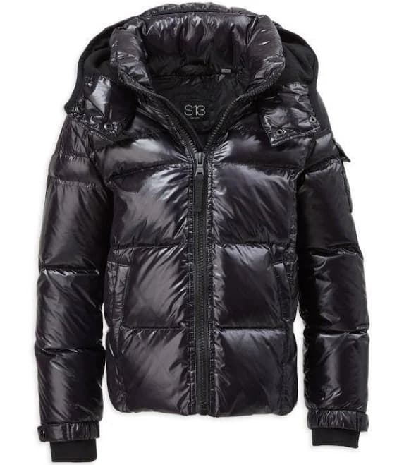 Sam. Little Boy's Glossy Puffer Jacket