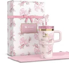 Loveshackfancy Rosa Beaux Pink 20oz Tumbler