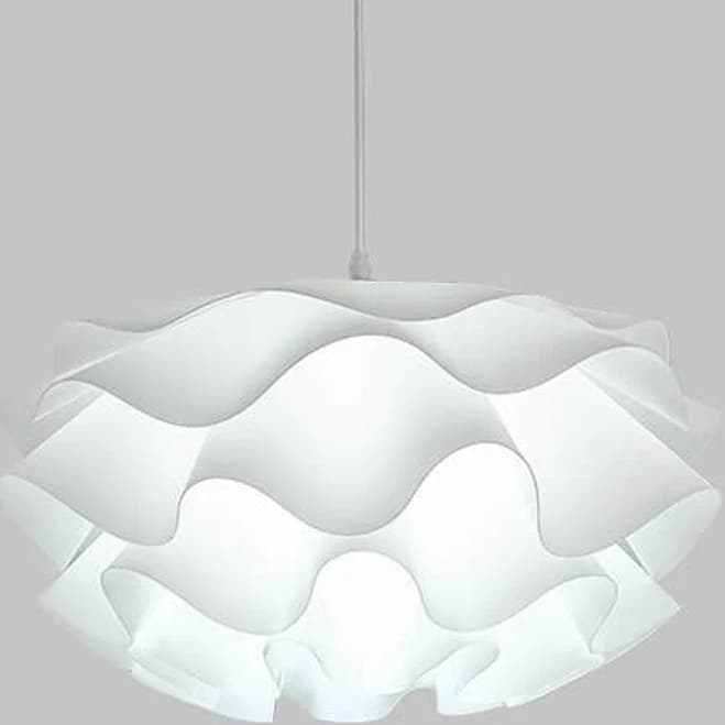 Modern Minimalist Floral Petal Multi-Layered Acrylic 1-Light Pendant Light Small / White Light (5000K) / 110V-120V For US/CA