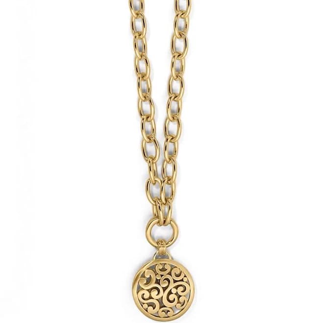 Brighton Contempo Medallion Charm Necklace