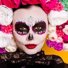 4 Sheets Stylish Face Stickers Acrylic Woman Halloween Tattoos Women Eye | eBay