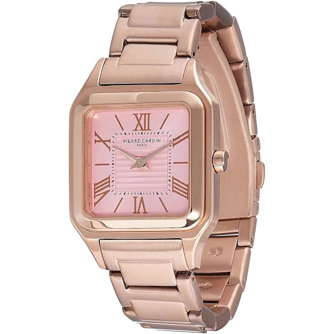 Ménilmontant Carré Women’s Square Watch Gold Case