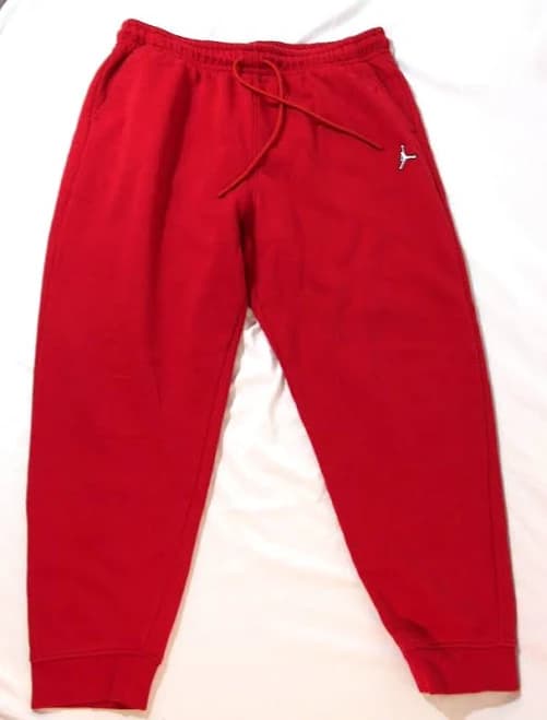 Nike Air Jordan Jumpman Red Fleece Sweatpants Men's Xxl Baggy 2xl