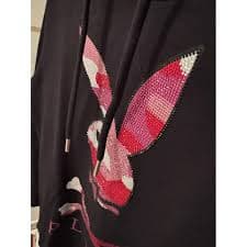 Philipp Plein Hoodie Size S: Playboy Crystal Detail