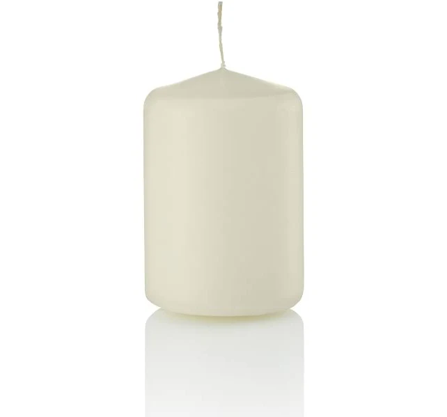 2 x 3 Inch White Unscented Pillar Candles (Set of 36)