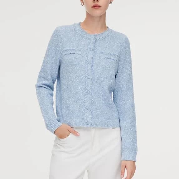 Frayed Edge Women's Knit Cardigan