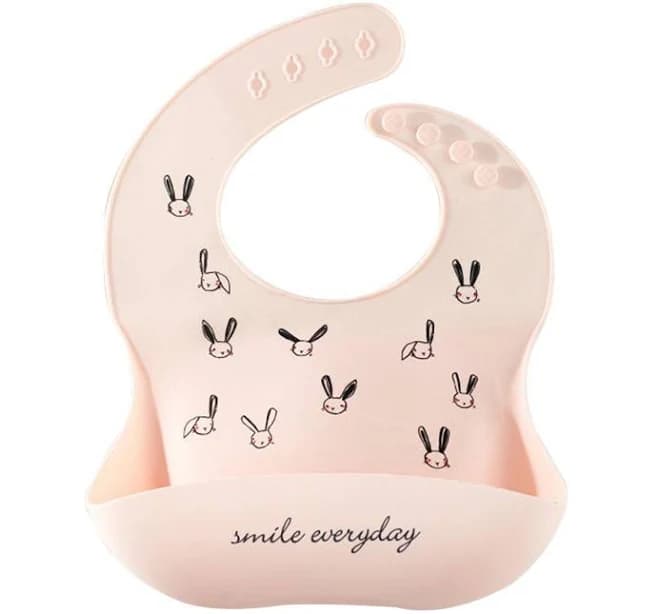 Cartoon Silicone Baby Bib