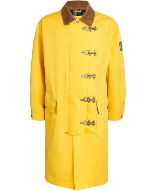 Ralph Lauren Men's Corduroy-Collar Twill Coat