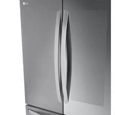 LG Insta View 26.5-cu ft Counter-depth Smart French Door Refrigerator with Ice Maker (Stainless Steel) ENERGY STAR