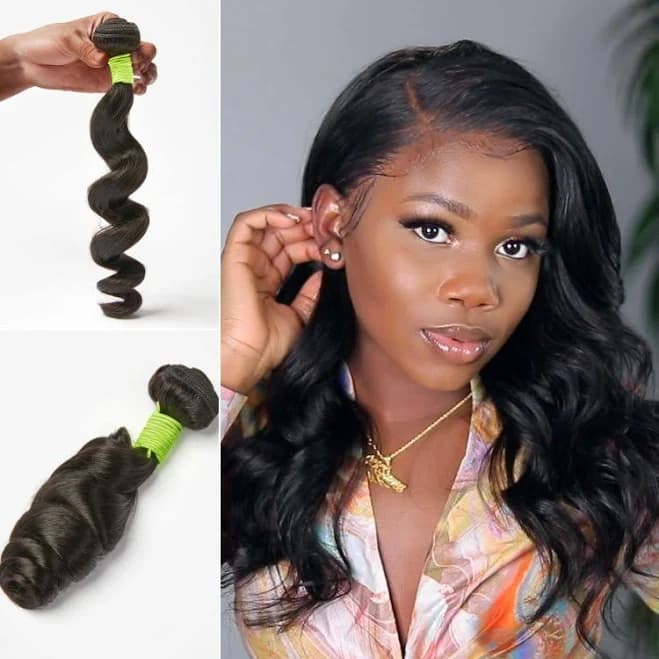Loose Wave 100% Human Hair Bundle