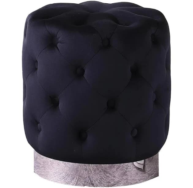Best Master Furniture Jacobson Tufted Velvet Accent Ottoman