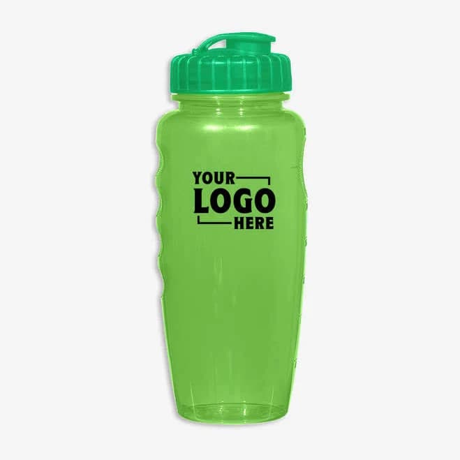 Customized Poly-Clear Gripper Bottle