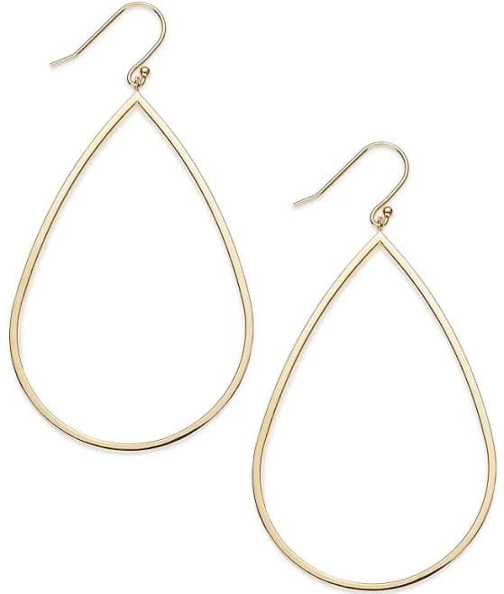 Macy's 14K Gold Vermeil Teardrop Dangle Earrings
