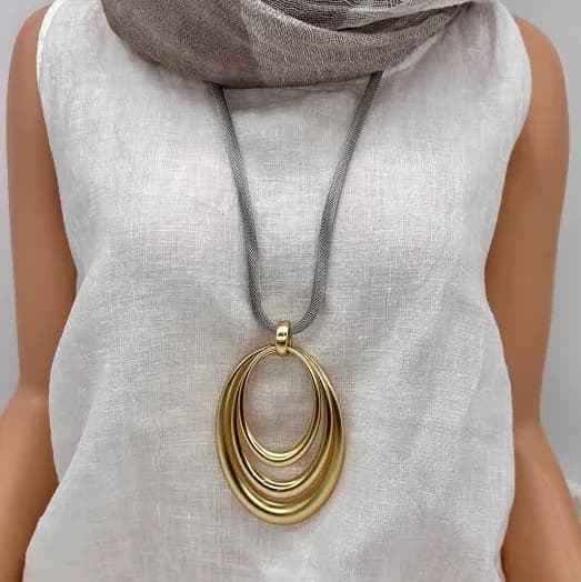 Bold Statement Pendant Necklace