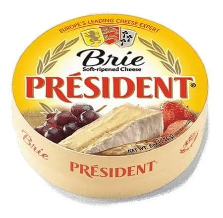 President Brie Cheese, 8oz, 6 Pack, Size: 8 oz.